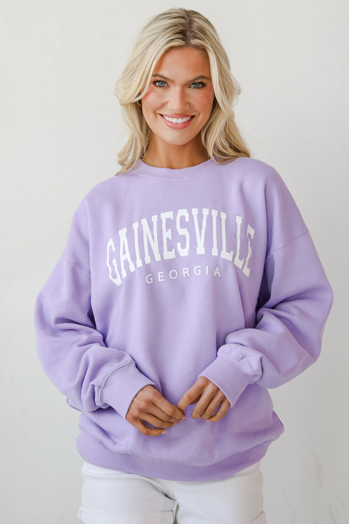 Lavender Gainesville Georgia Sweatshirt