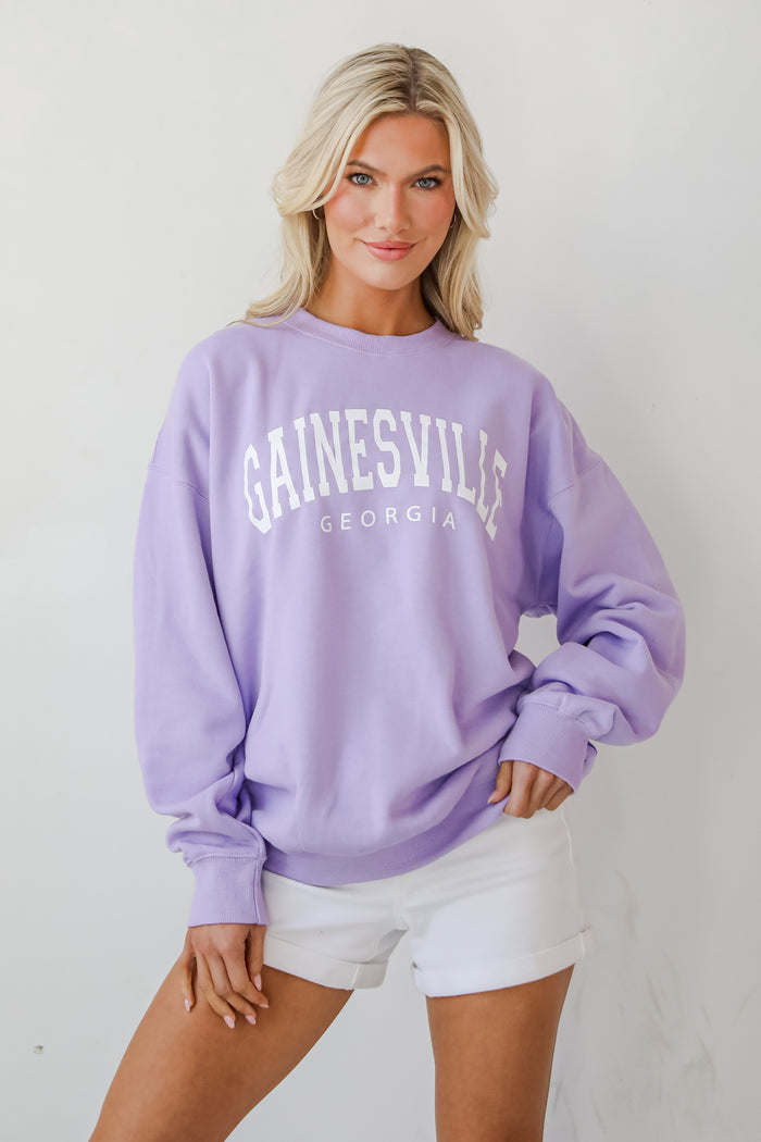 Lavender Gainesville Georgia Sweatshirt