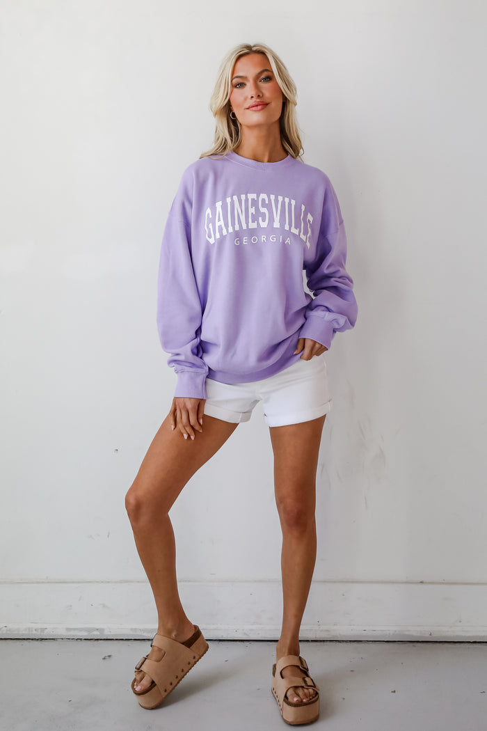 Lavender Gainesville Georgia Sweatshirt