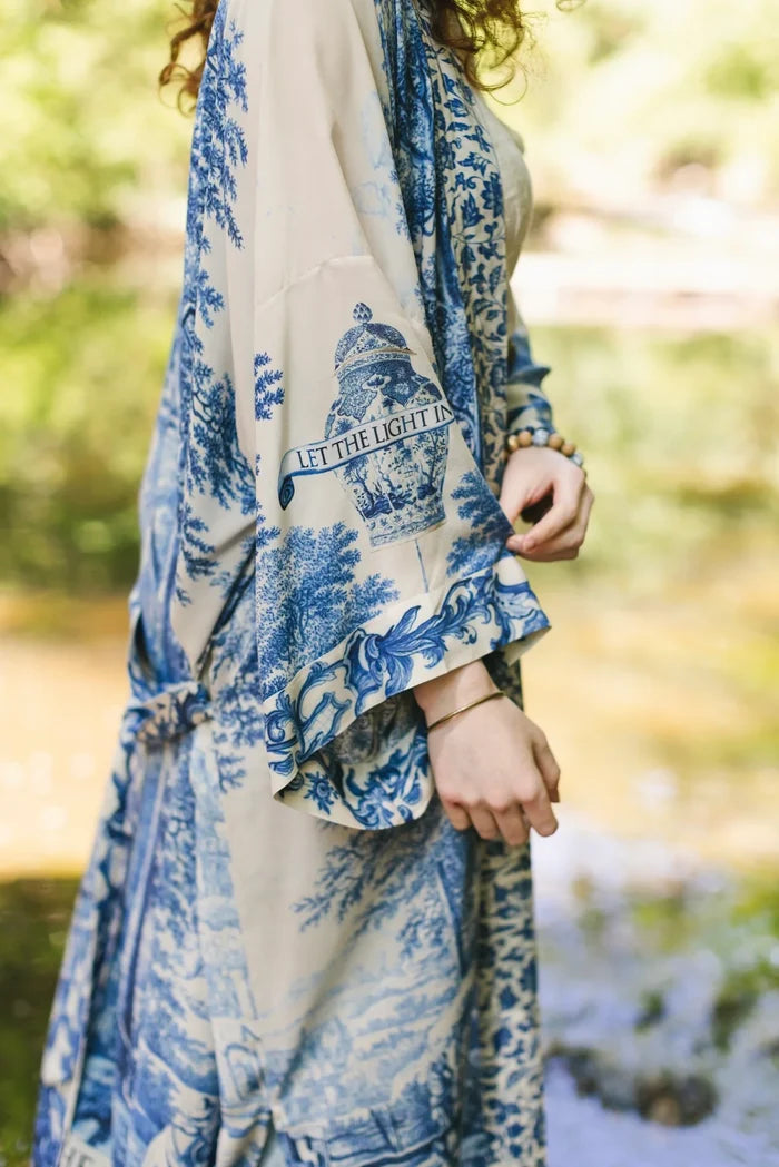 Let the Light in Opera Duster Kimono