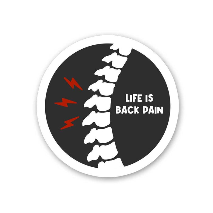 Life Is Back Pain Sticker - Stickers | STICK IT UP