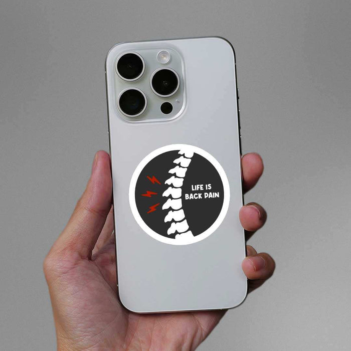 Life Is Back Pain Sticker - Stickers | STICK IT UP