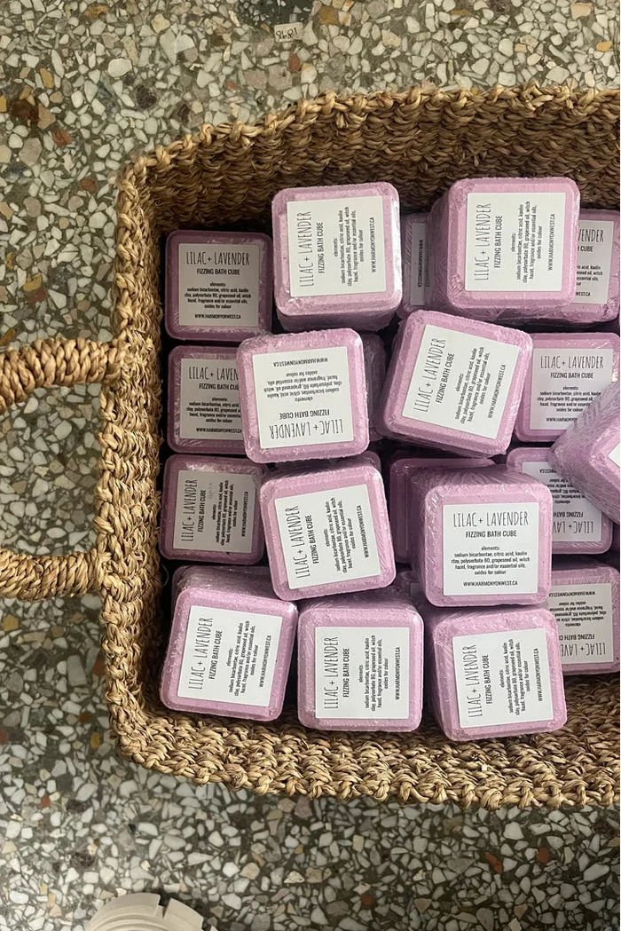Lilac + Lavender Bath Bomb