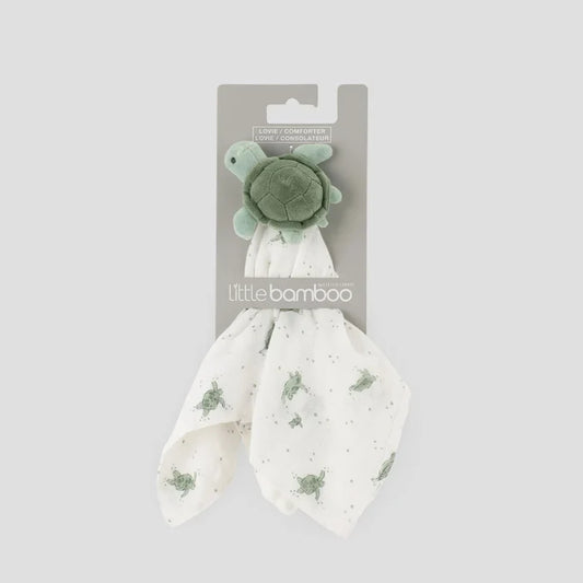 Little Bamboo Security Blanket - Terry Turtle