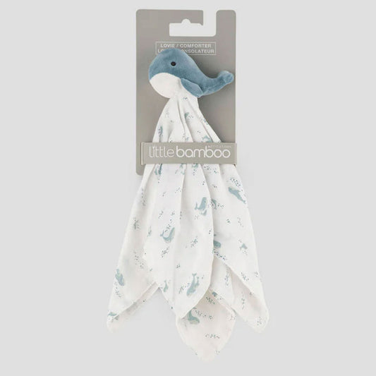 Little Bamboo Security Blanket - Wally Whale
