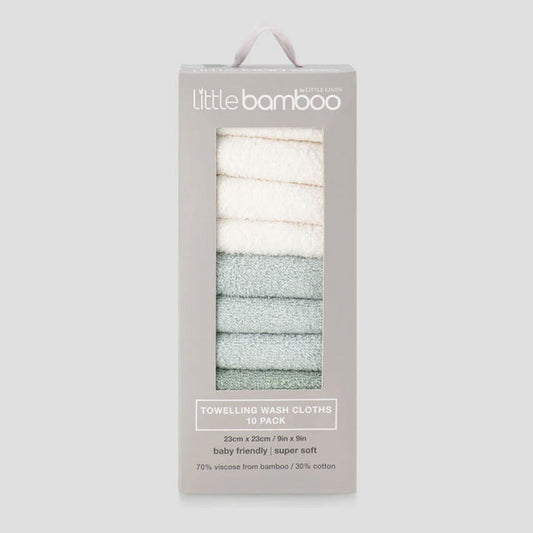 Little Bamboo Towelling Washer - Turtle Bay