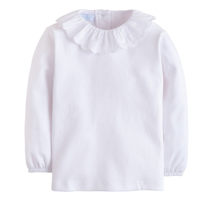 Little English White Collar London Blouse