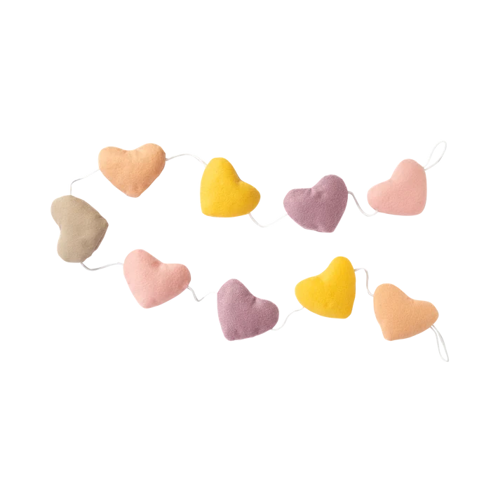 Living Textiles Heart Bunting
