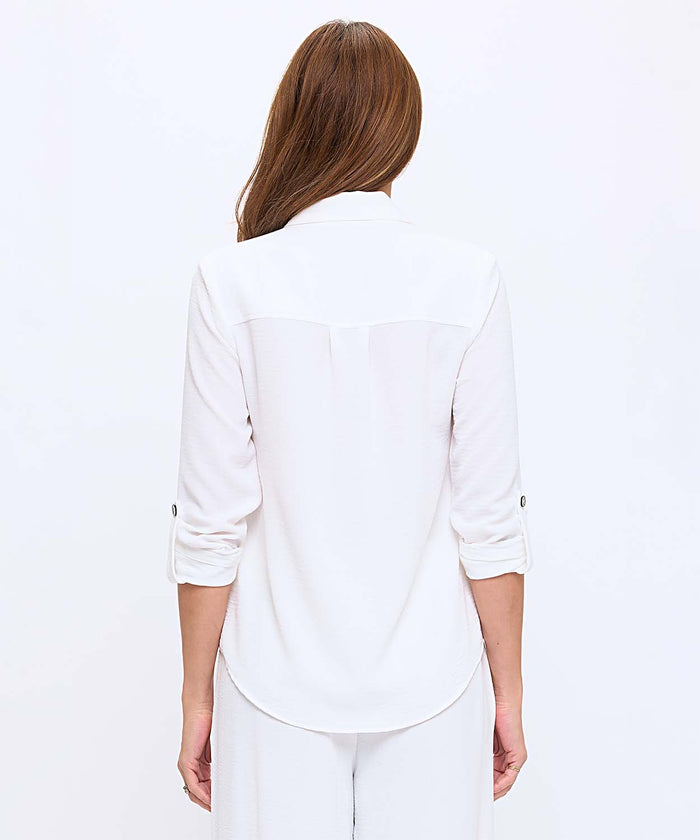 Long Sleeve Button Up Top