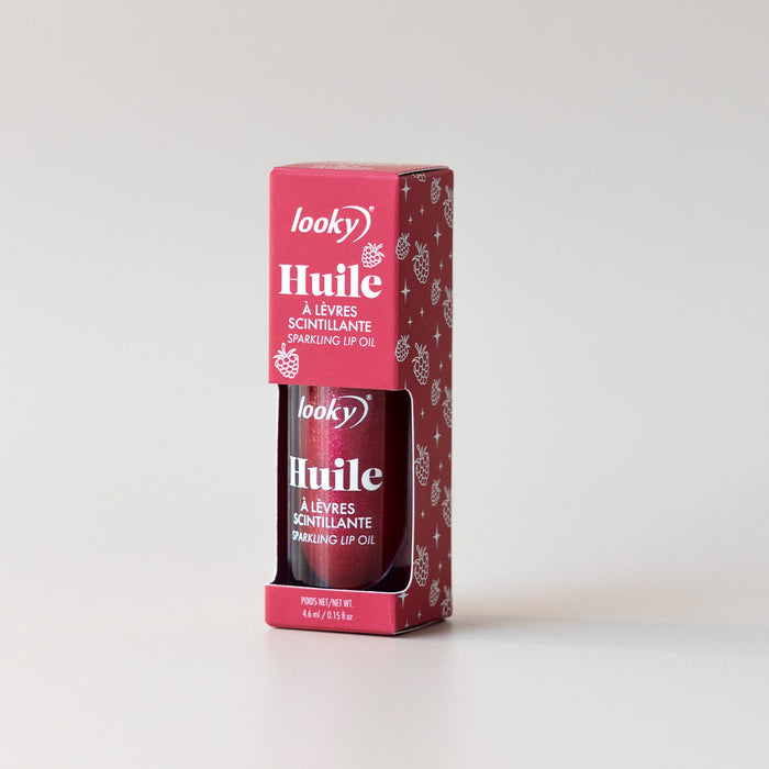 Looky Huile à Lèvres Scintillantes #6 Framboise (EXCLUSIVITÉ WEB)