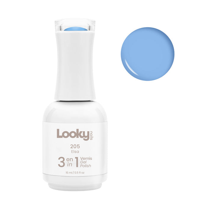 Looky Vernis Gel 3 en 1 #205 Elsa