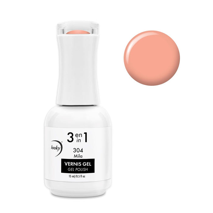 Looky Vernis Gel 3 en 1 #304 Mila (EXCLUSIVITÉ WEB)
