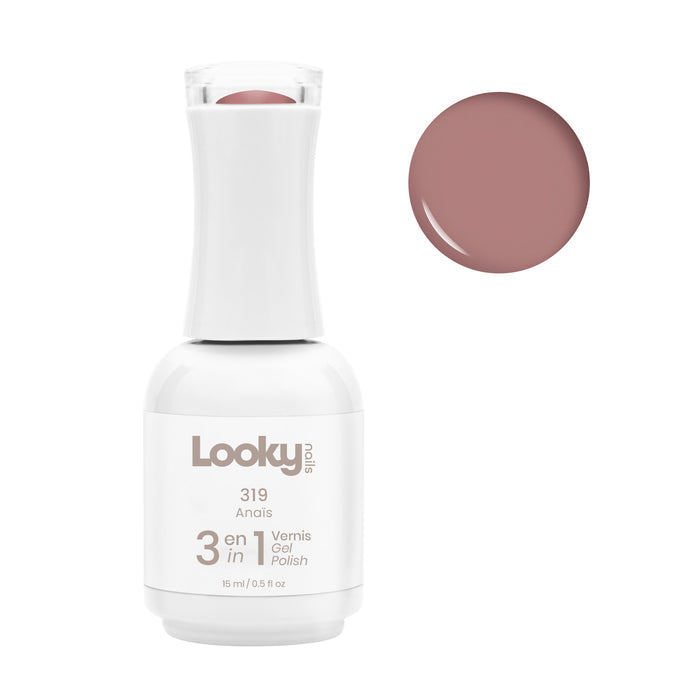 Looky Vernis Gel 3 en 1 #319 Anaïs