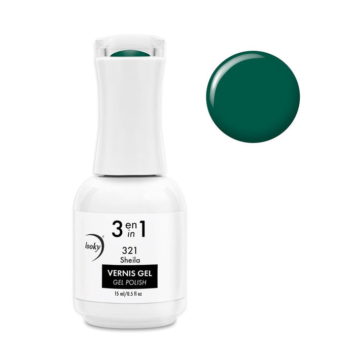 Looky Vernis Gel 3 en 1 #321 Sheila (EXCLUSIVITÉ WEB)