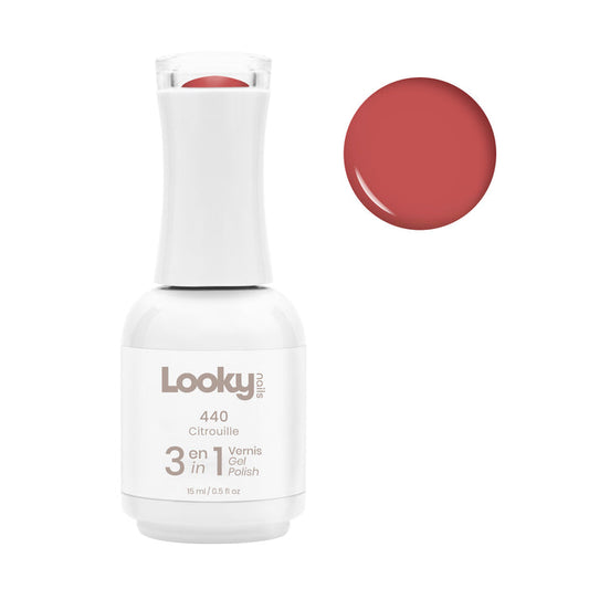 Looky Vernis Gel 3 en 1 #440 Citrouille (Collection Sarah Couture)