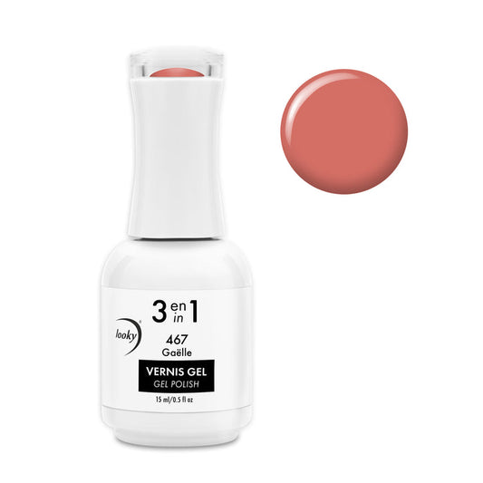 Looky Vernis Gel 3 en 1 #467 Gaëlle (Collection Hiver)
