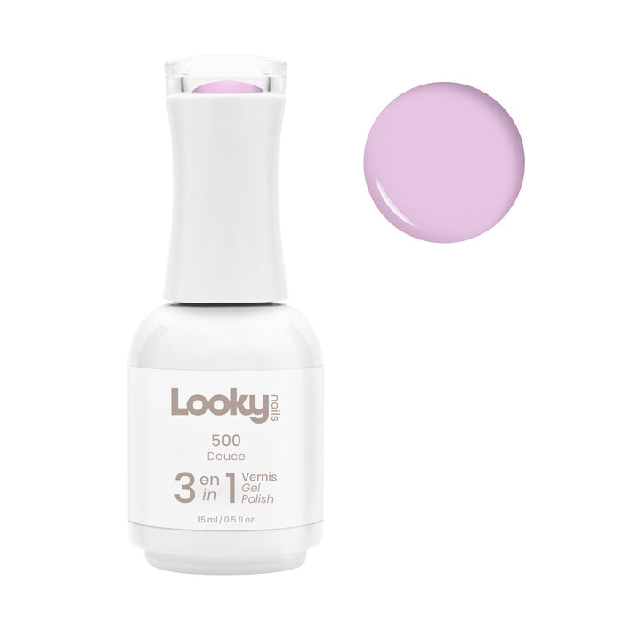 Looky Vernis Gel 3 en 1 #500 Douce (Collection Milky)