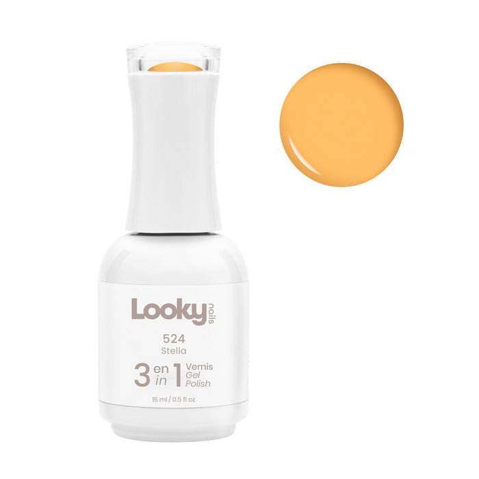 Looky Vernis Gel 3 en 1 #524 Stella (Collection Néon)