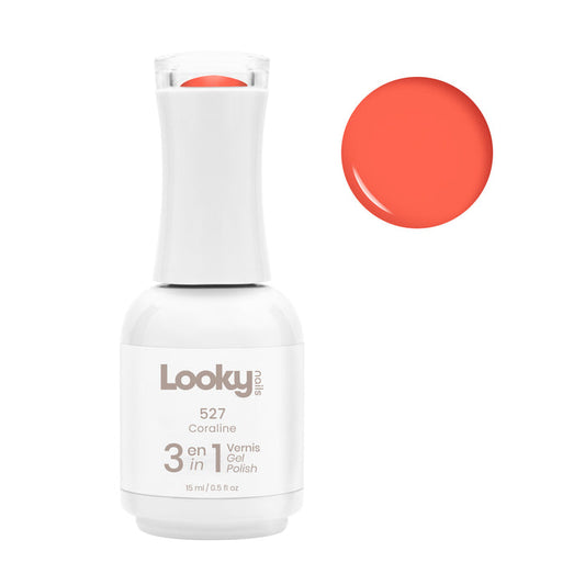 Looky Vernis Gel 3 en 1 #527 Coraline (Collection Néon)