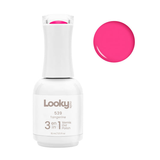 Looky Vernis Gel 3 en 1 #539 Tangerine (Collection Limonade)