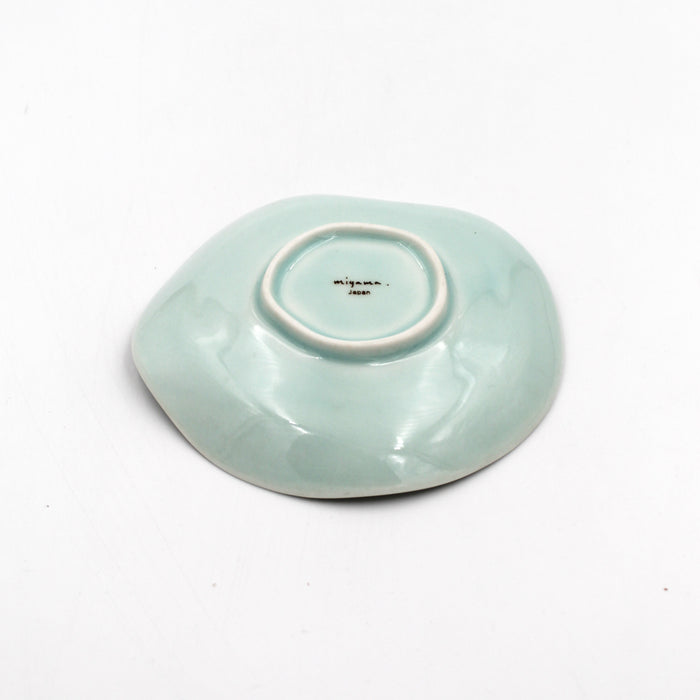 Lotus Bluegreen Soy Sauce Saucer