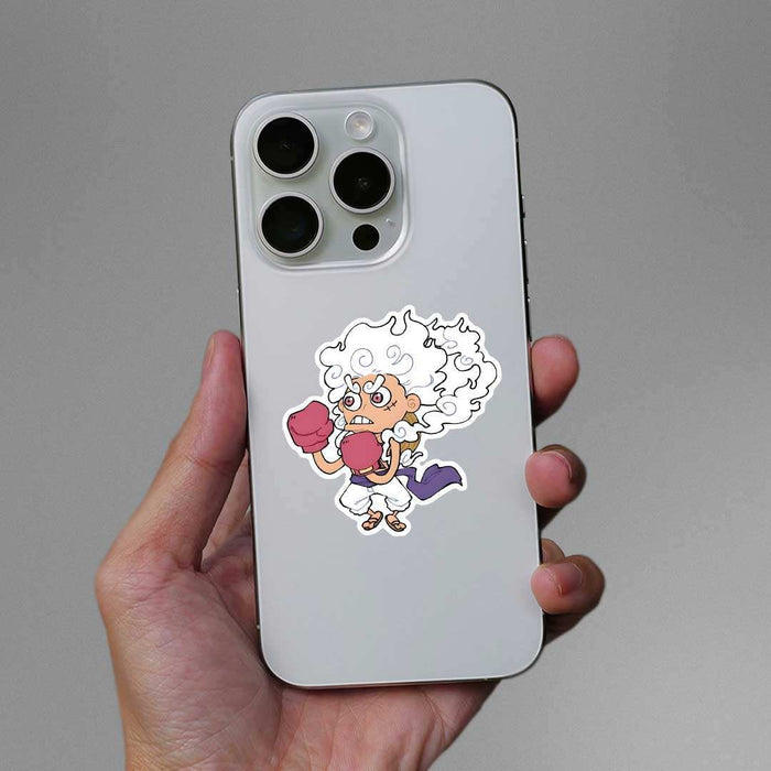 Luffy Gear 5 Boxing Sticker - Stickers | STICK IT UP