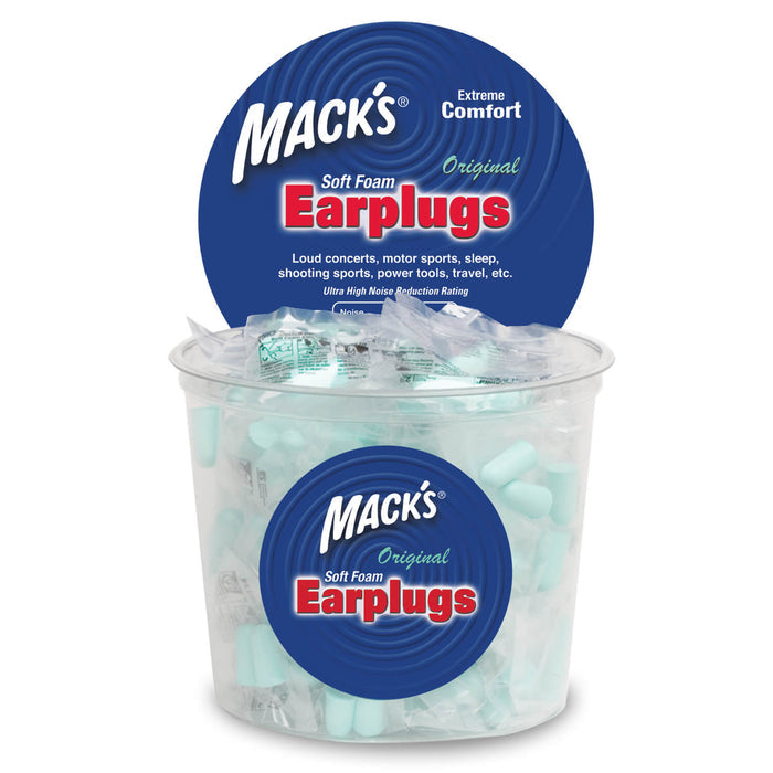 Macks Original Soft Foam Earplugs | NRR 29