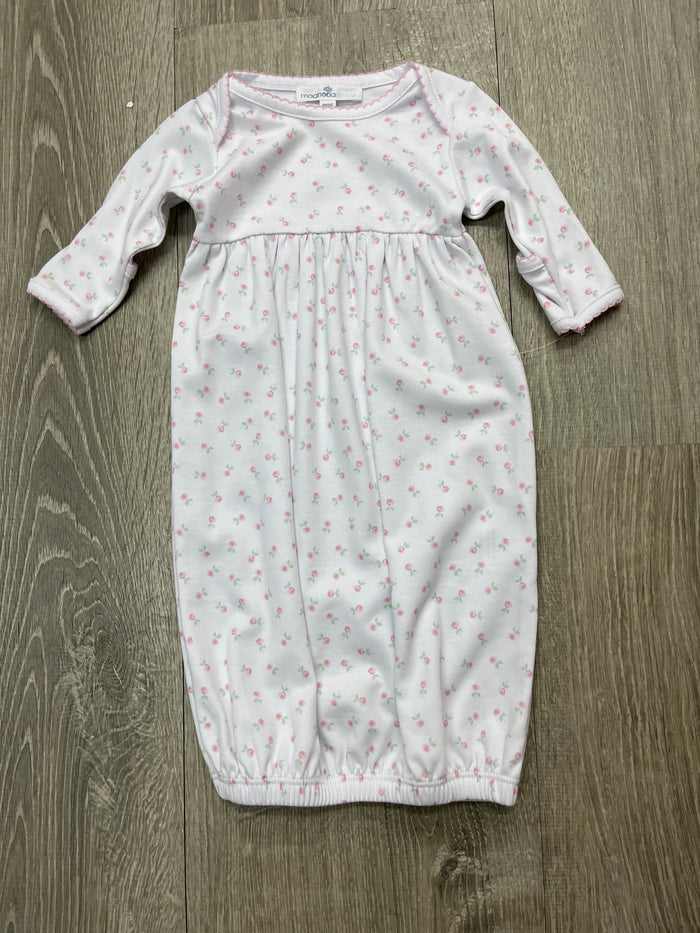 Magnolia Baby Juliette's Classic Printed Gathered Gown