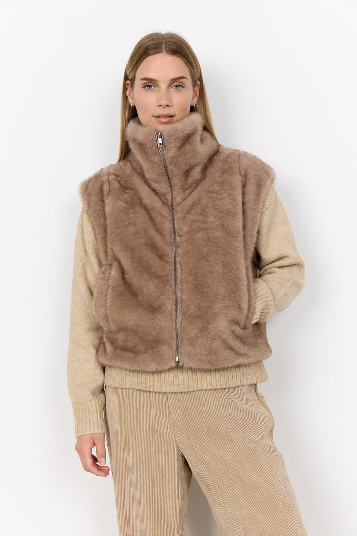 Maria Faux Fur Vest