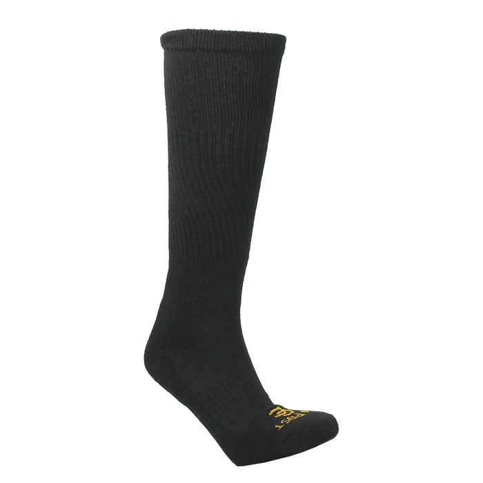 Men's Dan Post Black over the calf boot socks.
