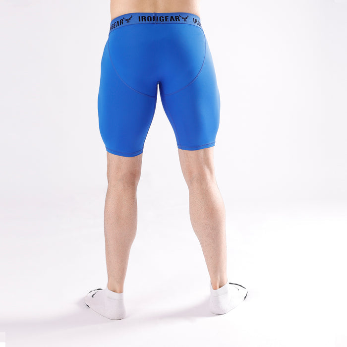 Men's Long Compression Shorts - IRONGEAR Fitness