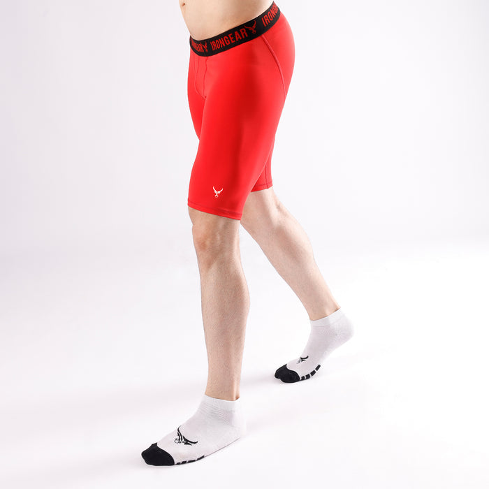 Men's Long Compression Shorts - IRONGEAR Fitness