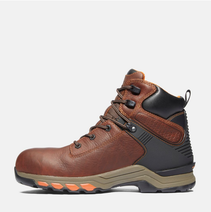 Men's Timberland Pro®6 Inch Hypercharge Comp Toe Waterproof Brown Work boot