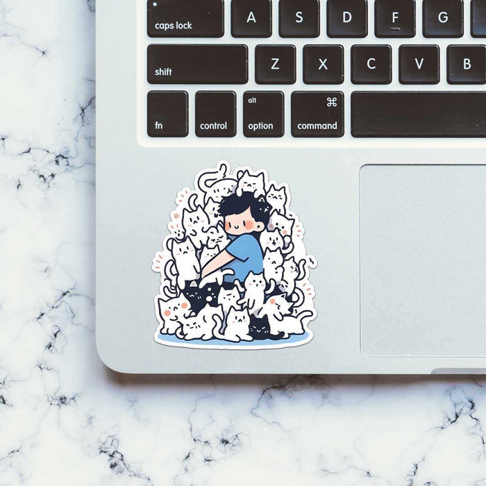 Meow Mountain Sticker - Stickers | STICK IT UP