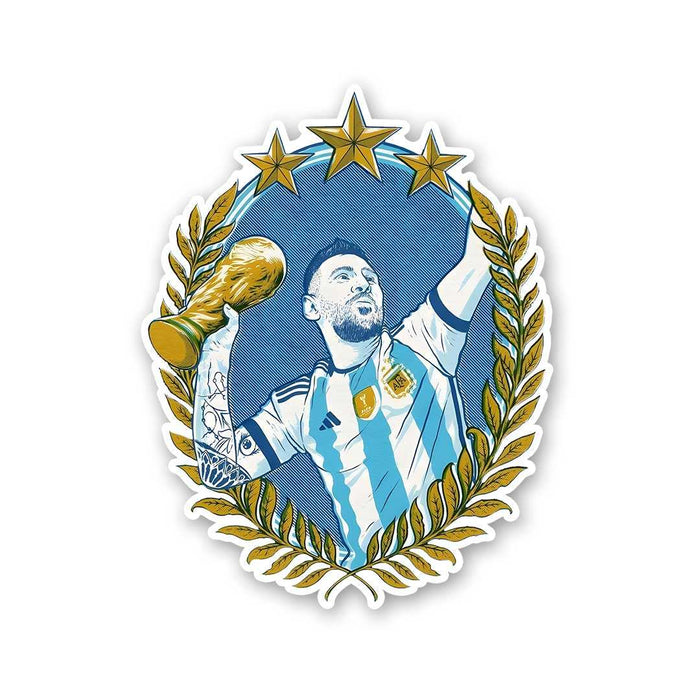Messi Argentina Win Sticker - Stickers | STICK IT UP