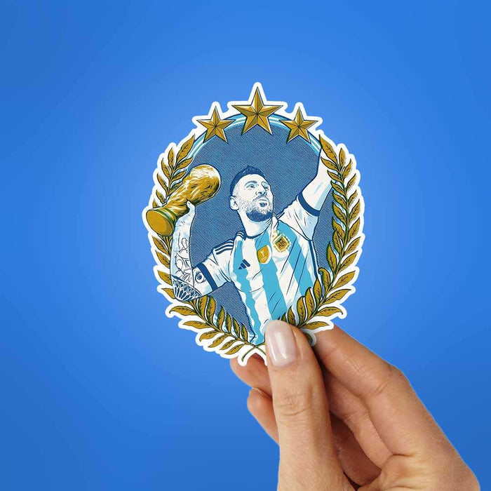 Messi Argentina Win Sticker - Stickers | STICK IT UP
