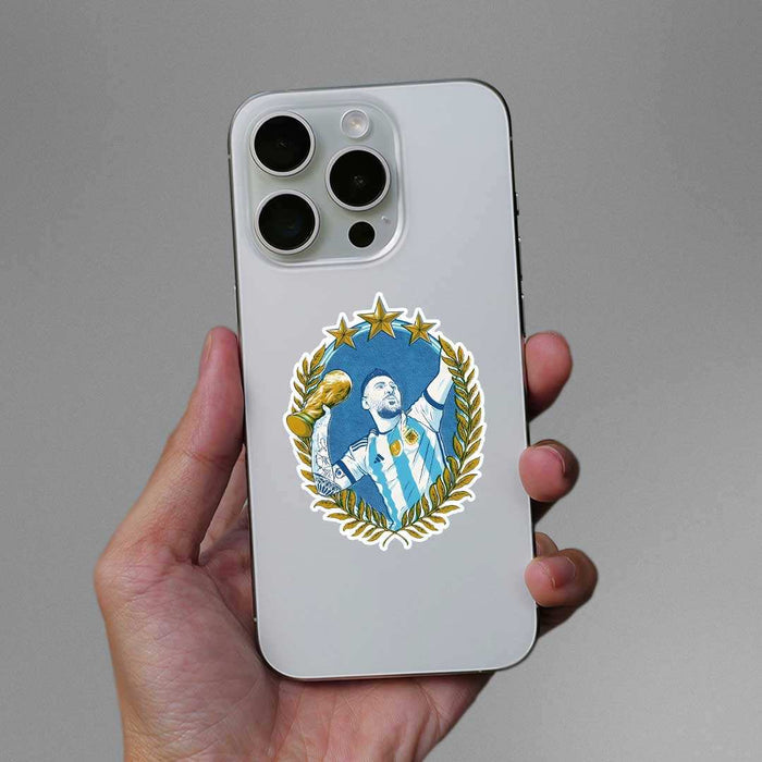 Messi Argentina Win Sticker - Stickers | STICK IT UP