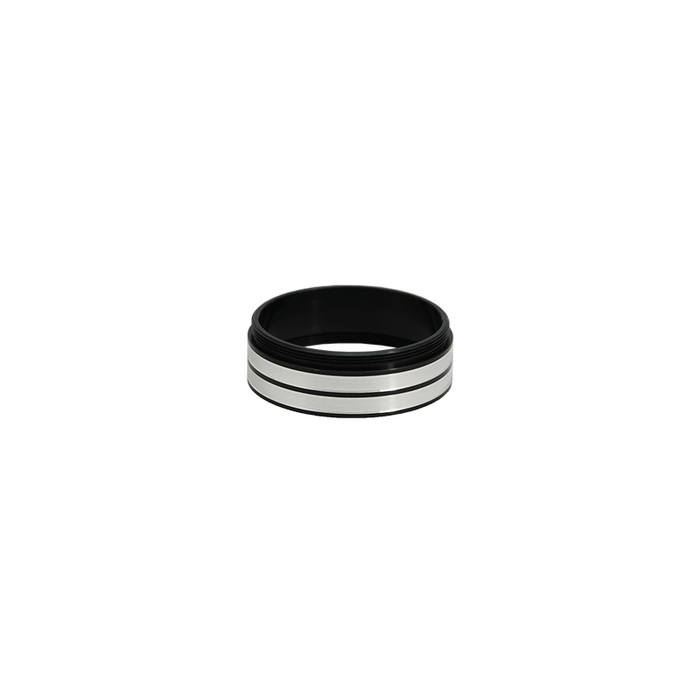 Metal Ring Light Adapter for Bausch & Lomb Microscopes, M38x0.75mm (No Cover Glass), SKU SZ04064911, three quarter front view