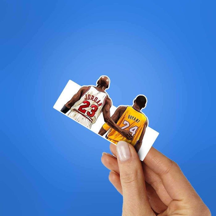 Michael Jordan & Kobe Bryant Sticker - Stickers | STICK IT UP