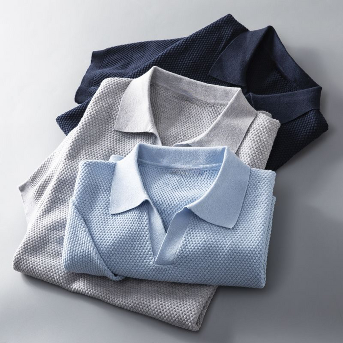 Milford – Textured Polo Shirt