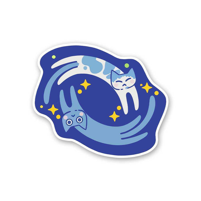 Milky Way Meow Sticker - Stickers | STICK IT UP