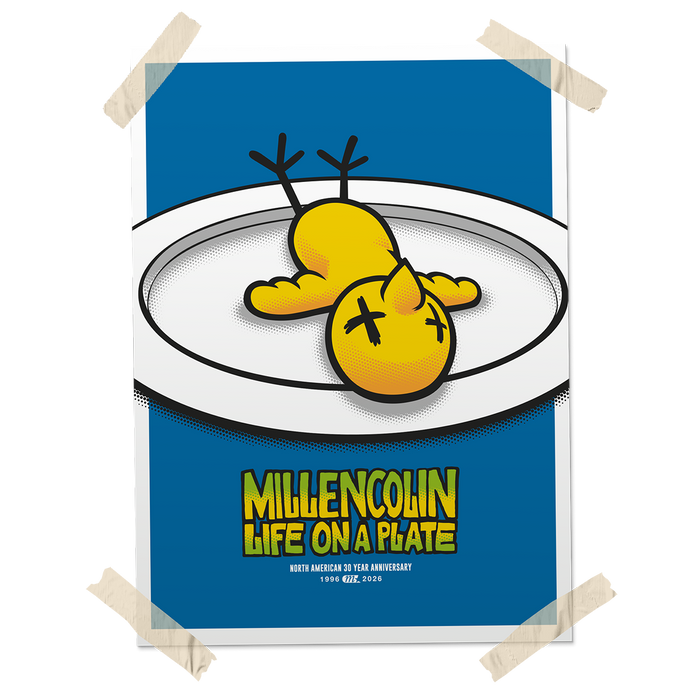 MILLENCOLIN - "Life On A Plate / 2026" (Screen Printed Poster)