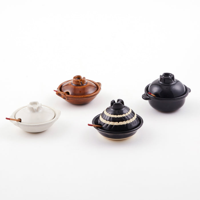 Mini Donabe Condiment Bowls