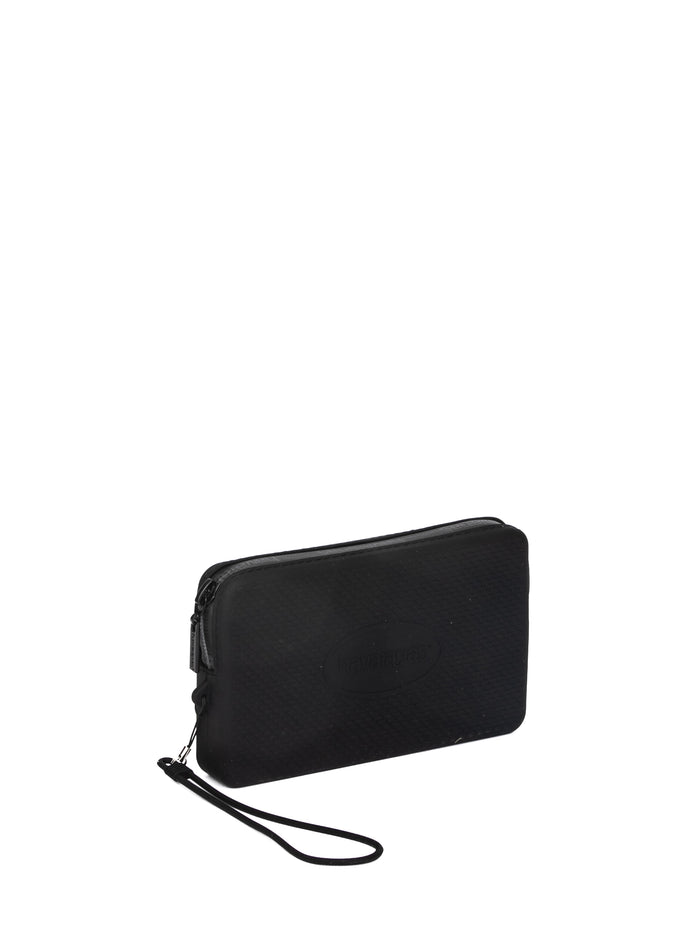 HAVAIANAS Mini pochette nero<BR/> 4145429 MINI BAG LOGO-0090