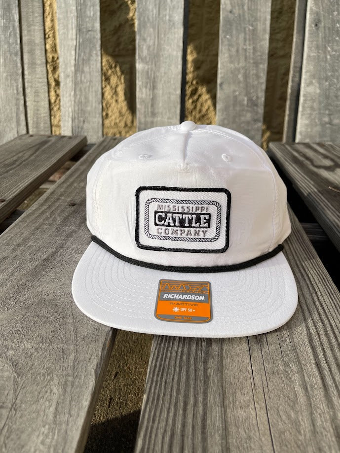 Mississippi Cattle Company "License Plate #3" Patch Richardson 256 5 Panel Nylon Snap Back Cap