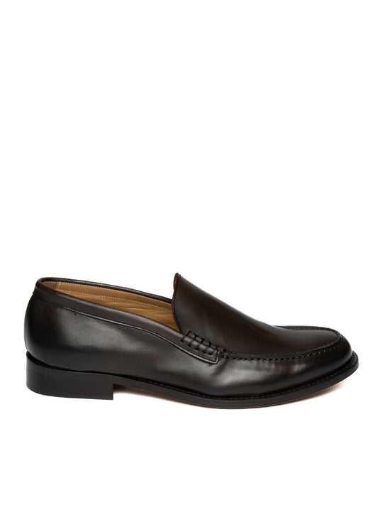 PICCADILLY Mocassino pelle moro 06 VIT-MARRONE