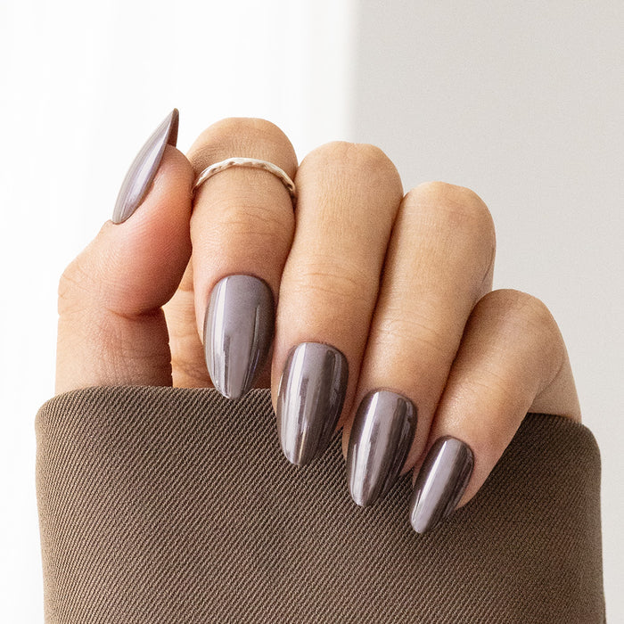 Mocha Chrome | Short Almond | SALON PRESS™