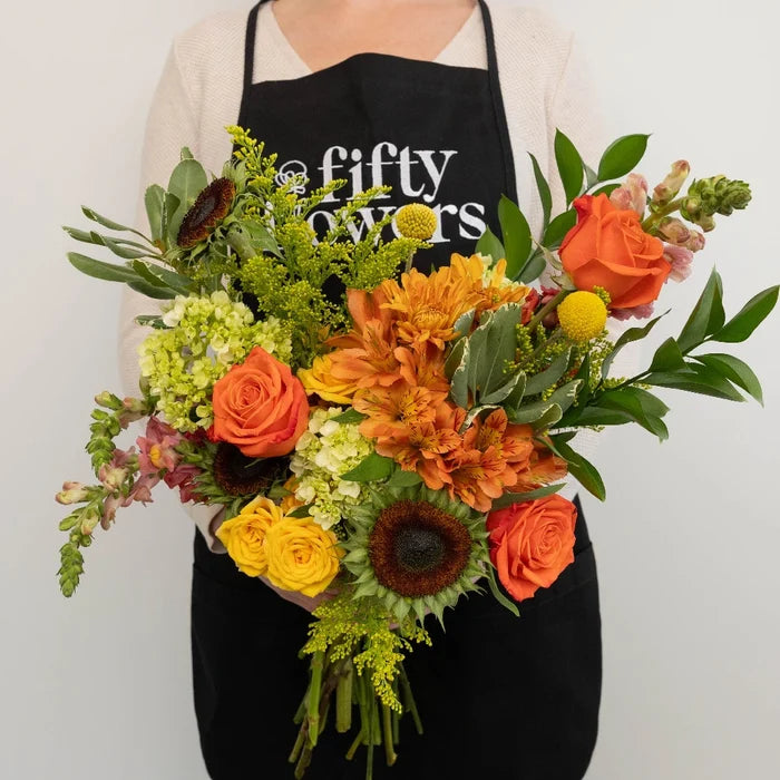 Modern Sunflower Bouquet Vase - Image