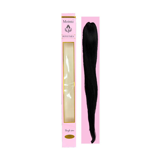 Mointo Human Hair Pony Clip Straight