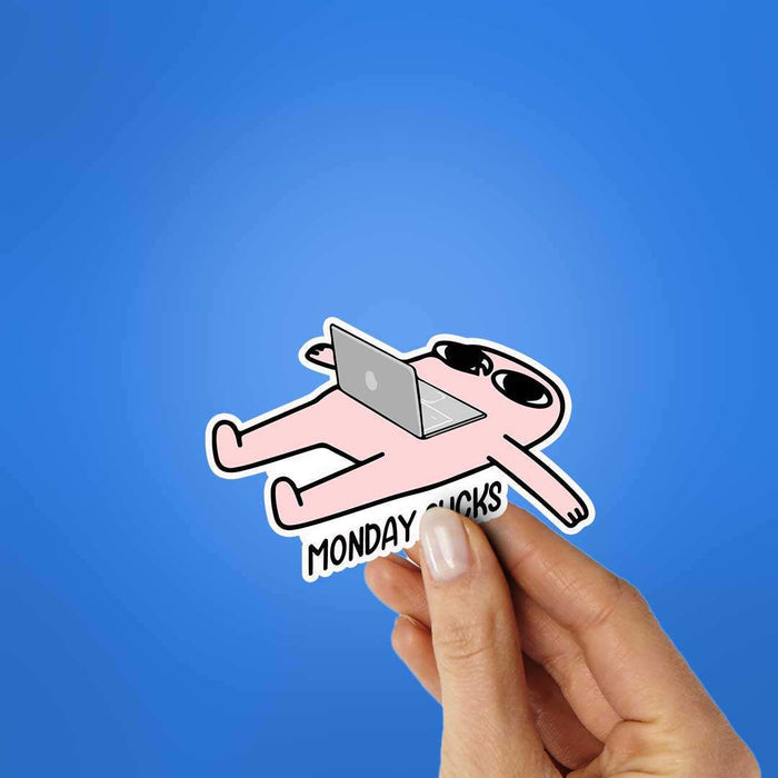 Monday Sucks Sticker - Stickers | STICK IT UP